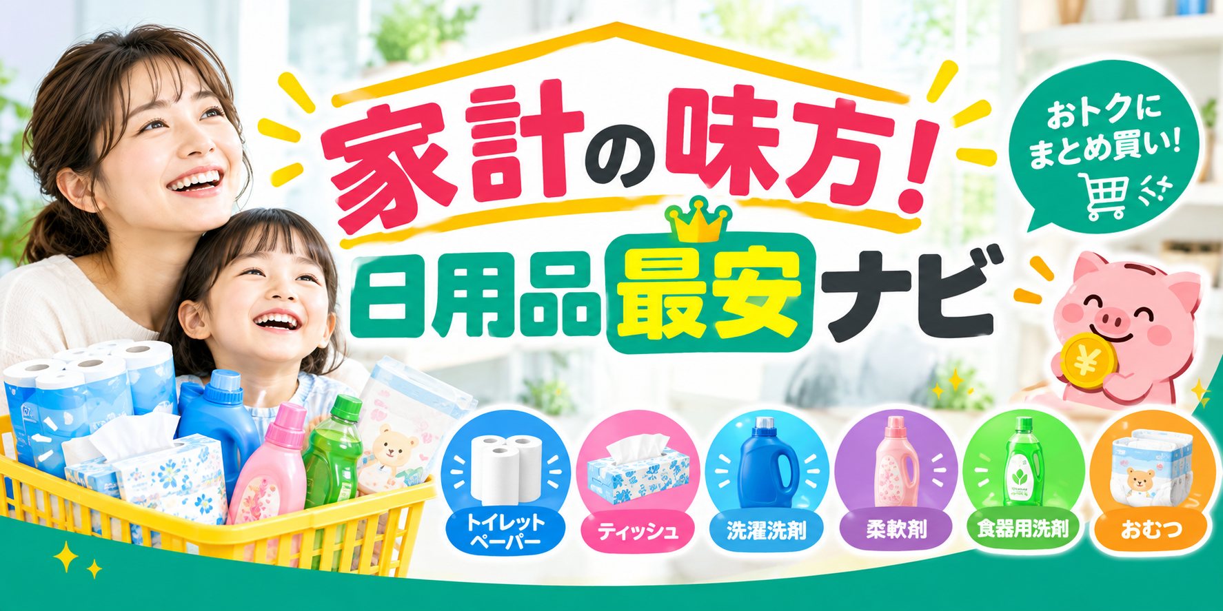 家計の味方！日用品最安ナビ